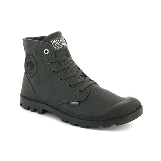 PALLADIUM Mono Chrome Academy trendy wear-resistant high-top casual canvas shoes, men and women, military green 42