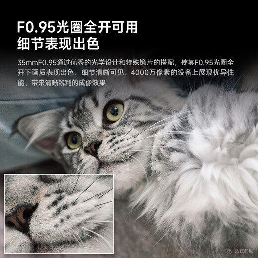 Xingyao Optical Brightin Star Xingyao 35mm F0.95 portrait large aperture Night God portrait half-frame lens Xingyao 35f0.95 suitable for Fuji X-mount silver