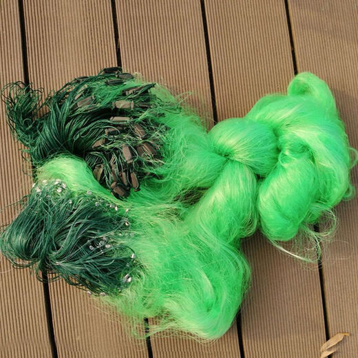 Tianlong pattern sticky mesh wire mesh fishing net three layers sinking net single layer floating net fishing net crucian carp silver carp and bighead carp white strip net fishing net single layer sinking net 2 fingers 20 meters 1.2 meters high