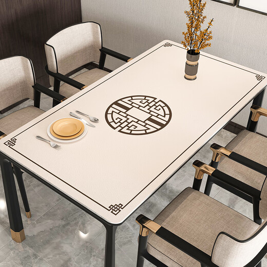 Yusirong Dining Table Mat à thé Tabinet Tabane lavable étanche à huile à l'huile Affectueuse Luxe Luxury Haut-Id Table basse de protection PACTE