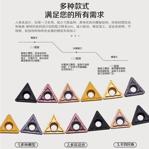 TCMT110204/8 CNC BLADE TRIANGULAR COLLA CIBULA Circular Herramienta COMPLED COMPLED CARBIDE Resistencia al terremoto TCMT110208-SL/JP9215 Acero inoxidable