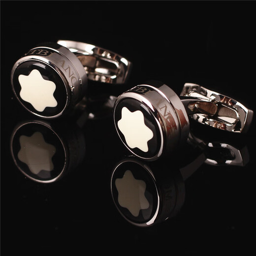 Hengyuanxiang Huto Manschetten Manschettenknöpfe französische Herrenmanschettenknöpfe Boutique Business Fashion Messing Manschettenknöpfe JD04 Silber