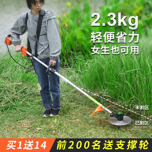 CLCEY métal nu TOMSPOWER Thomas tondeuse à gazon débroussailleuse taille-haie souffleur outil de jardin haute puissance nécessite sa propre batterie débroussailleuse multifonction 4840