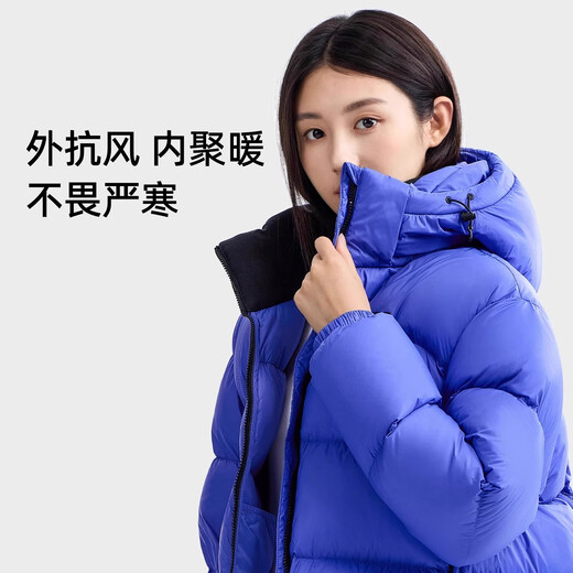 Camel Penguin Short Down Jacket Women's Pink 2025 Autumn and Winter New Windproof Warm Hooded Bakery Jacket