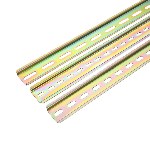 贝傅特 镀锌彩钢国标C45空气开关导轨条U型卡槽配电箱动力柜端子通用宽35mm/厚1mm/高7.5mm/长1米两根装