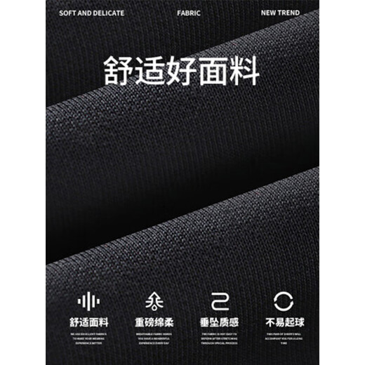 Shelley Jones dark gray short boxy sweatshirt men's spring and autumn youth stiff hoodie American retro heavy jacket dark gray XL recommended 120-140Jin Jin equals 0.5 kg