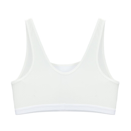 
Aimer kids adore girls half sugar milk skin girl one, two and three stage sports vest AJ115C671 second stage short vest mesh white 160
