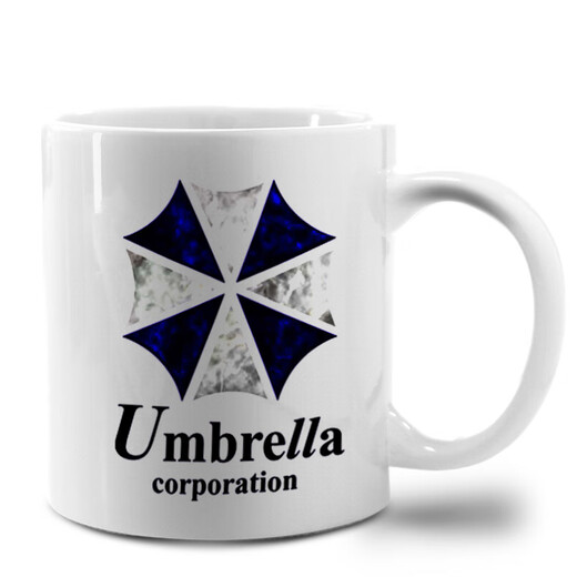 Yaowanxi Resident Evil Peripheral Water Cup Games rencontrés avec le logo Hot Mug Umbrella Changement de couleur en céramique de grande capacité Changement de couleur Cup-7027 300 ml Cup simple + Coud Cud Boîte-cadeau + Course à température constante