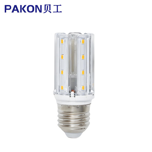 Beigong LED light bulb corn light bulb 8W three-tone lighting E27 large screw chandelier household high-brightness light source