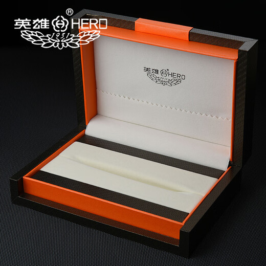 英雄适用原装英雄牌钢笔1021官方旗舰男士高档美工笔弯头尖粗1.0硬笔 9901墨水套装礼盒 0.5mm直尖钢笔