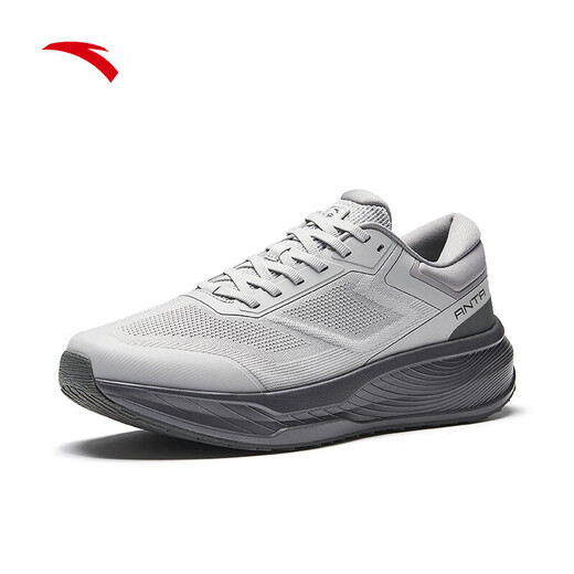 ANTA Shenxing 12丨Business Commuting Summer New Sports Shoes Men's Training Shoes Cushioning and Comfortable Jogging Shoes 112537718 Chip Gray/Pigeon Gray/Volcanic Ash-6 40 (Male 7)