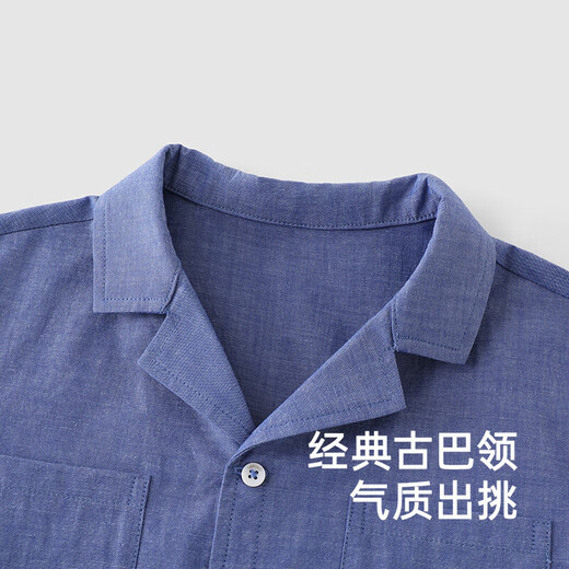 YEEHOO children's shirt summer short-sleeved breathable boys' casual top shirt