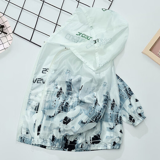 Balabala Yangma recommended children's clothing boys summer sun protection clothing light jacket 2025 new children's summer sun protection clothing blue 130