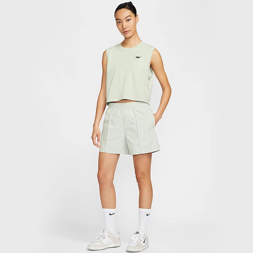Nike (Nike) Pantalon féminin 2025 Été Nouveau sport Casual Fashion Sortie élastique respirante FV6623 Blue FV6623-034 S