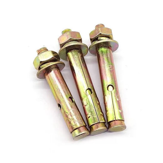 Huili's expansion screw expansion screw expansion bolt with hole expansion bolt air conditioning bracket galvanized expansion screw explosion national standard 6*50 1800 pcs punch 8mm