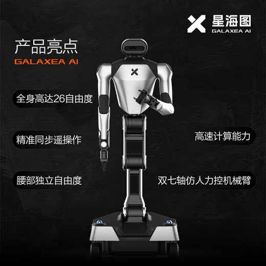 Xinghaitu R1 Pro ist eine neue Generation von Humanoid Universal Roboter, die die sekundäre Entwicklung [einschließlich Jaws] unterstützt