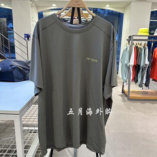 始祖鸟（ARC'TERYX）S25CORMAC ARC'BIRD LOGO SS男士速干短袖T恤9721 BHR 黑灰色 S