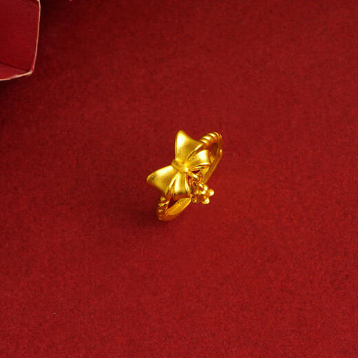 OIDSG Old Phoenix 999 Vietnamese sand gold imitation fake gold will not fade for a long time Chinese knot butterfly lily of the valley flower ring necklace lily of the valley three-piece set with 9 yuan discount gift box