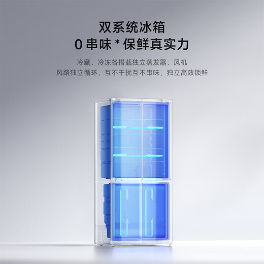 Mijia Xiaomi Pro508L cross-door refrigerator one-level variable frequency large capacity dual system dual cycle ultra-thin embedded OCCBCD-508WTMBI national subsidy