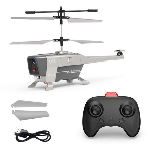 Yaxing Student Version 2.5-3.5 Channel Black Bee Drone Intelligent Fixed-High-High Remote Control Helicopter Intelligent Toy Avion 2.5 Pass Black Bree Belt Office évitement [gris]