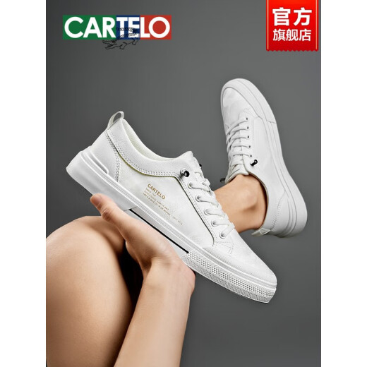 卡帝乐鳄鱼白色板鞋男夏季透气薄款一脚蹬男鞋软底舒适休闲小白鞋 黑色 全冰丝透气-6624dk 39 标准运动鞋码
