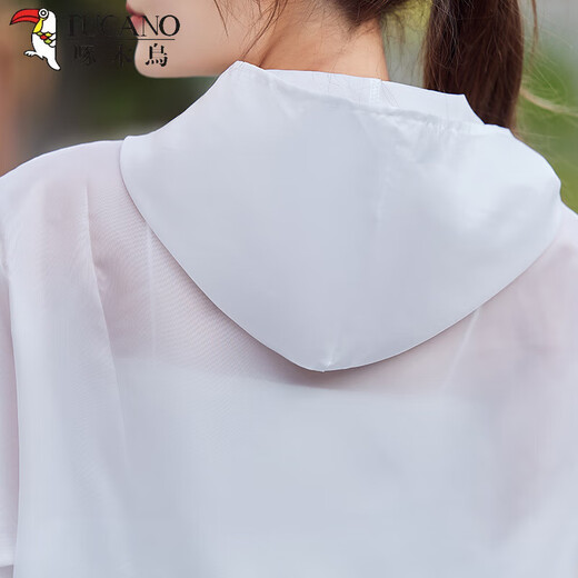 TUCANO;啄木鸟防晒衣女夏季款冰丝防晒服外套2025年薄款轻薄中国风通勤 夏季防晒拼色夹克-蓝色薄 轻薄 M 建议体重80-115斤