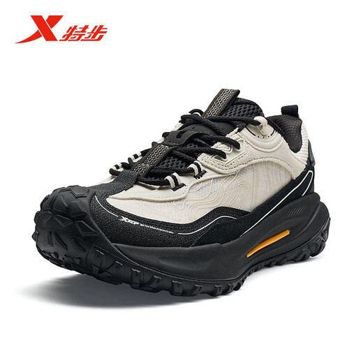 Xtep store same style Feishi 2.0v2 outdoor shoes for men 2025 autumn mountaineering cross-country sports shoes 975319170012 white sand gray/black 42