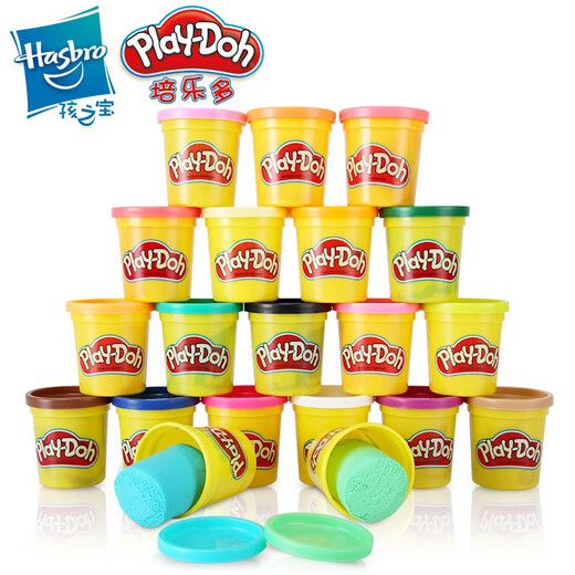 培乐多（Play-Doh）Playdoh培乐多彩泥20色补充装安全橡皮泥粘土手工儿童玩具792 前装载机E9226 其他