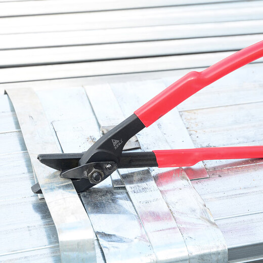 Strong steel belt scissors, industrial scissors, strong thick iron sheets, 18-inch packing strap scissors, tie pliers, unpacking scissors, 12-inch industrial-grade steel belt scissors (cut 1.2mm)