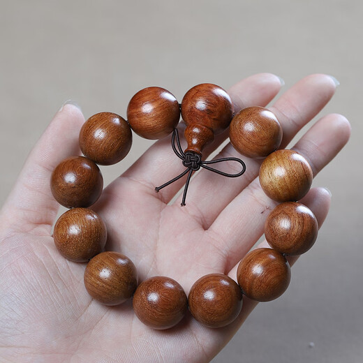 Fat Donglai's same collection-grade Laos huanghuali bracelet Myanmar 2.0 Buddha beads men's and women's bracelet 108 African 20mm*12 ordinary style