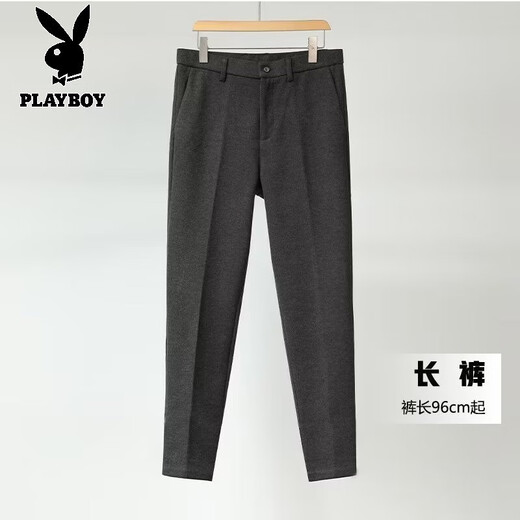 Playboy (PLAYBOY) small suit suit men's fashion business casual gray Korean style formal wedding groom style suit jacket gray single top XL 130-150Jin Jin equals 0.5 kg
