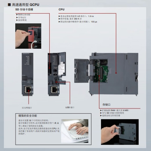 Mitsubishi Q series CPU Q series module Q62DAN Q03UDECPU Q68AD-G Q68DAI Q13UDVCPU