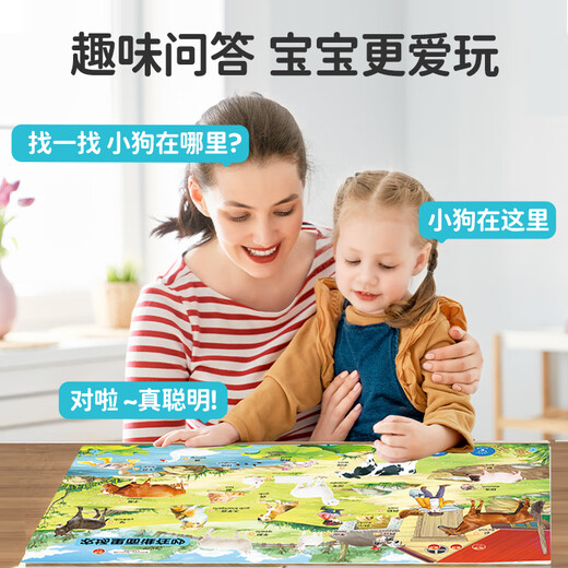 可爱家儿童力玩具3到6岁思维训练幼儿园4一5男生女孩生日礼物六一节 【幼小衔接】会说话的有声书