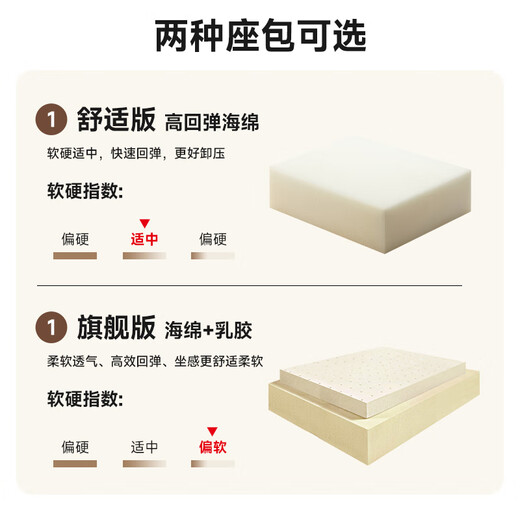 
Mumian genuine leather sofa head layer cowhide sofa living room 25 years new cloud large sitting deep sofa SF-635 2.1