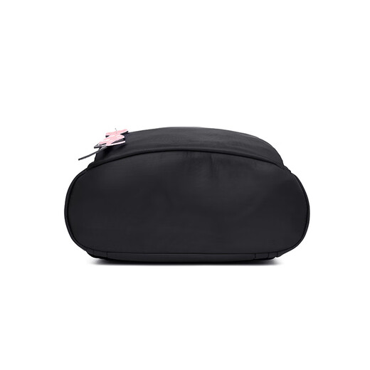 Neue Mode und vielseitige koreanische Stil Trendy Rucksack Anti-Diebstahl Schoolbag Damenbeutel Einfacher Schulbag Großkapazität Mama-Tasche Schwarz kleiner Größe