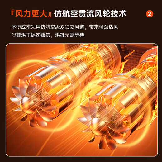 Xiaomi Rice Crispy Rice Crisp Deodorizing, Sterilizing and Shoe Drying Device for Household Intelligent Constant Temperature Double Hose Retractable Shoe Drying Machine for Wet and Dry Use Black