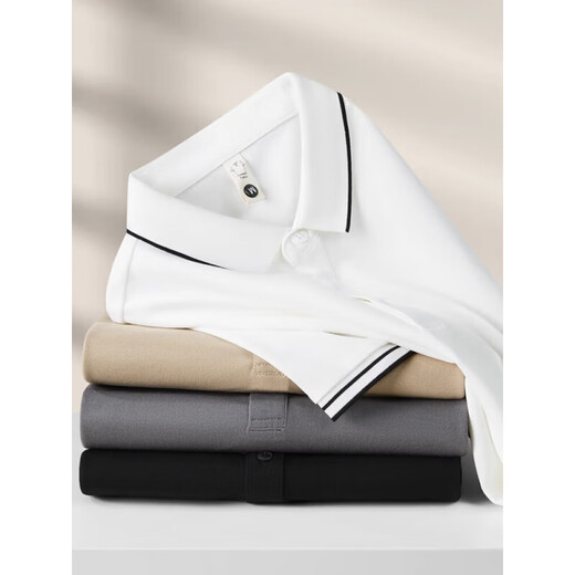 
Playboy (PLAYBOY) short-sleeved T-shirt for men's summer new POLO Paul shirt men's short-sleeved business casual lapel t-shirt top Y7027 black M /80-Jin [Jin equals 0.5 kg]
