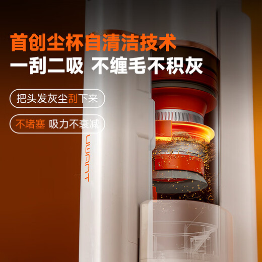 uwant Youwang Vacuum Cleaner Daju Pro Wireless Handheld Intelligent Self-Dust Collecting Household Vacuum Cleaner [Anti-bacterial Mite Removal] Long-distance Green Light Dust High Suction Pet Hair Anti-Tangling