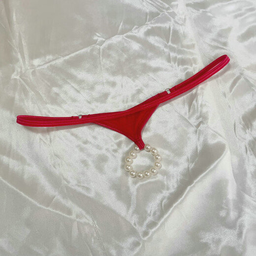 Pearl underwear, sexy men's JJ set, thong, back yard style T pants for massage, two-piece leaking PP pants, one size fits all, 23 feet, black cool beads with back yard beads, wolf sex rise