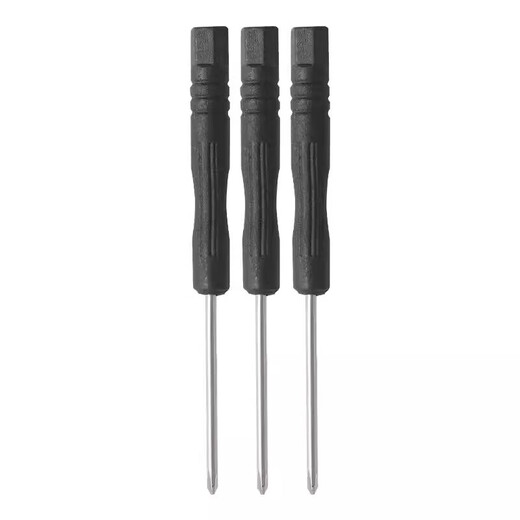 【便携好用】黑色小螺丝刀十字螺丝刀小工小螺丝拆机修理电脑手机专用小起子工具便携 3.0一字小螺丝刀【2支】