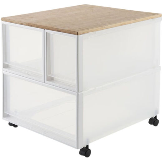 
Pupan drawer shoe storage box clothes storage box plastic storage cabinet transparent storage box shoe box 9227 depth 43.8 width 34 height 19 three combinations of packages - super value
