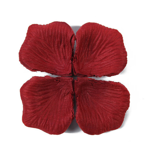 
Zi Jiafu simulated rose petal wedding table decoration hand-spreading flowers Valentine's Day proposal to create romantic wedding room decoration supplies color pack (about 100 pieces) petals