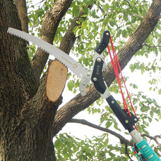 Vinoa SK5 high-branch shears telescopic pole 7-meter high-altitude scissors high-altitude saw garden tools fruit tree pruning scissors Deyali Shark four-pull 4.5-meter thick buckle rod