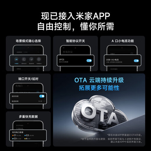 CUKTECH酷态科10号超级电能充Ultra充电器套装120W/100W四口快充接入米家兼容笔记本电脑苹果小米三星荣耀