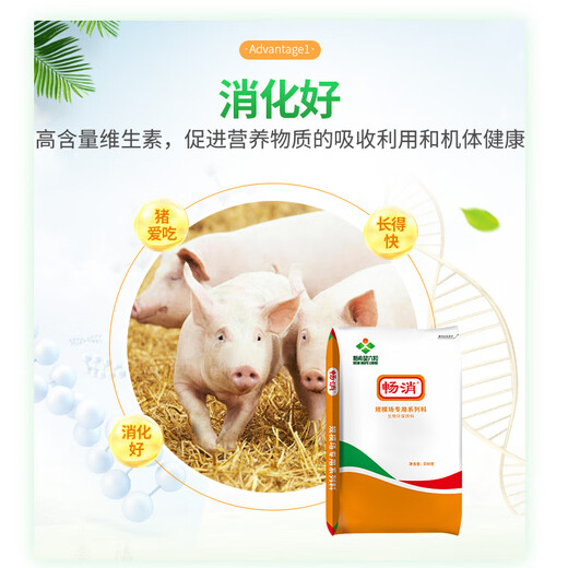 Changxiao New Hope Liuhe Changxiao 8% medium pig compound premixed feed GY883 8% medium pig premix (20kg)