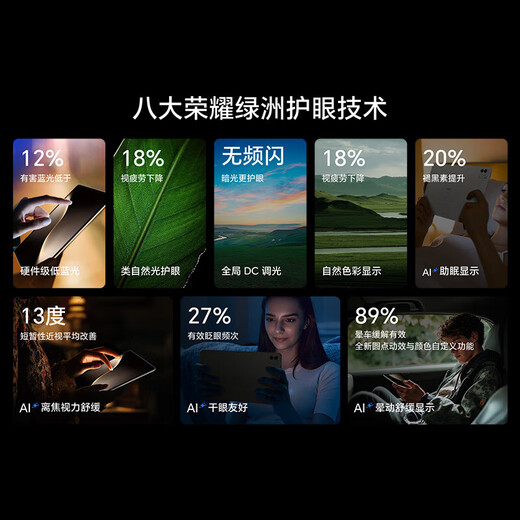 Tableta Honor MagicPad3 15% de subsidio nacional Tableta con pantalla de protección ocular de actualización ultra alta de 13,3 pulgadas y 165 Hz Batería del lago Qinghai de 12450 mAh Cielo estrellado gris 16 GB + 512 GB