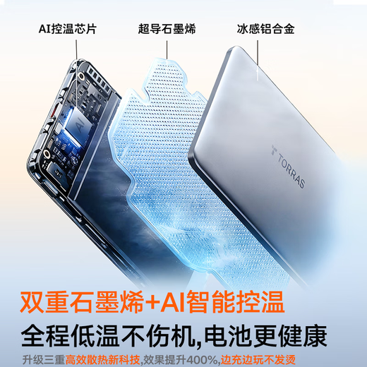 Tulas Magnetic Power Bank Ultra-thin 3C Certification丨Hot Selling 200W+ Comes with Wired Apple 17 Quick Charge iPhone 16 Wireless Charging Large Capacity Magsafe Can Go on Airplanes Deep Space Gray丨Wireless Magnetic Charging + Type-c Fast Charging Cable 3C/5A Dual Certification丨Wireless Flash Charging Top Version丨10000 mAh