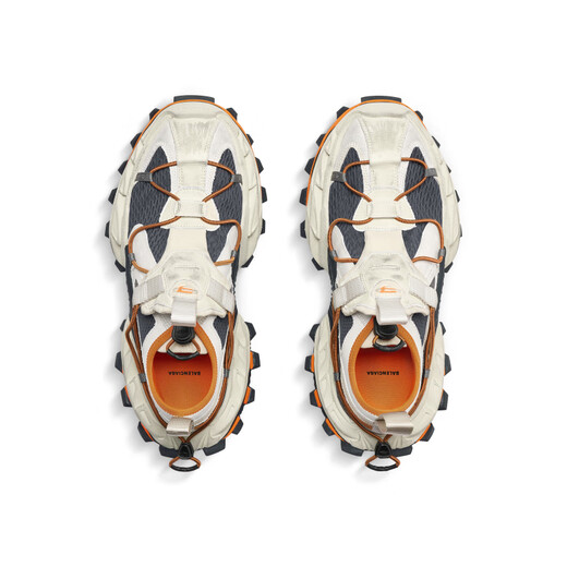 BALENCIAGA【礼物】巴黎世家25春季新品HIKE男士运动鞋 米色/橘色 41 265mm