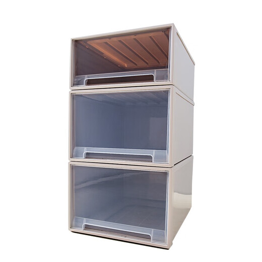 Hokka -Box verdickte transparente Finishing -Box -Aufbewahrungsbox extra großer Plastikkleidung F3523 Erste Schicht