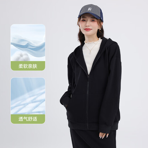 班尼路（Baleno）S&K休闲开衫卫衣女2025年秋季新款学生党潮流简约日常通勤上衣